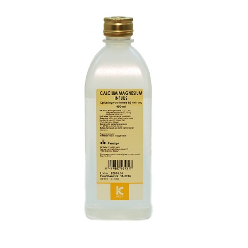 Calcium magnesium infuus 450ml