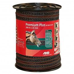 AKO Premium Plus schriklint bruin/oranje 2cm 200m