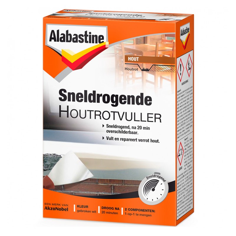 Alabastine houtrot vuller sneldrogend 300 ml Alabastine houtrot vuller sneldrogend 300 ml