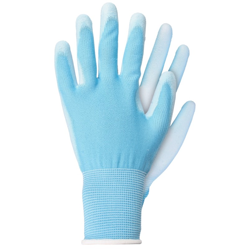 Handschoenen polyester blauw S Handschoenen polyester blauw S
