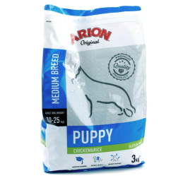 Arion Puppybrok original medium kip en rijst 3 kg