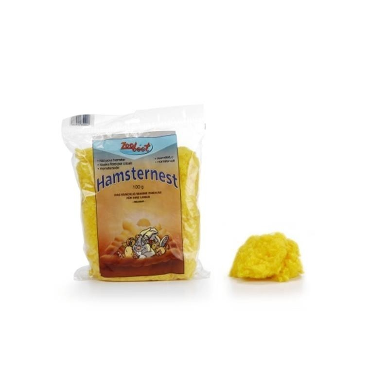 Knaagdierwatten Zoobest assorti 100 gram Knaagdierwatten Zoobest assorti 100 gram