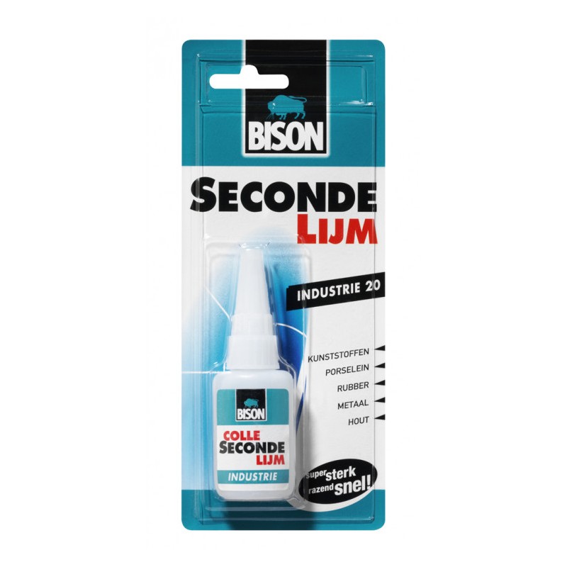 Bison Industrie secondelijm 20gr