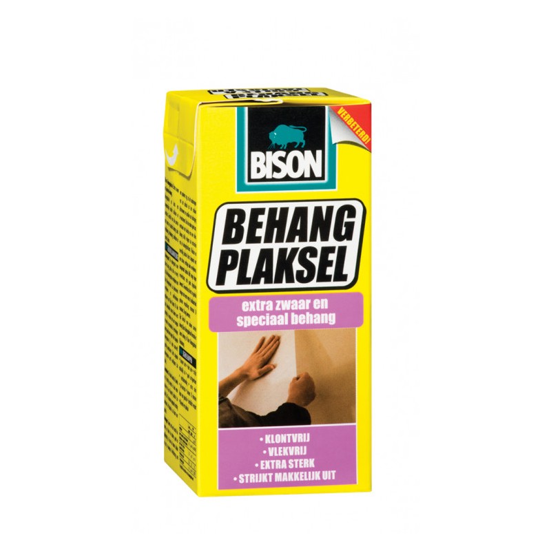 Bison behangplaksel extra zwaar en speciaal behang 200gr Bison behangplaksel extra zwaar en speciaal behang 200gr