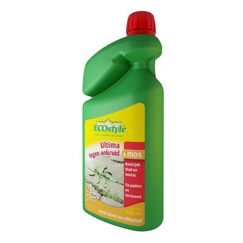 Ecostyle Ultima onkruid en mos concentraat 1020ml Ecostyle Ultima onkruid en mos concentraat 1020ml