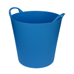 Flexibele Tuinmand 20 liter licht blauw