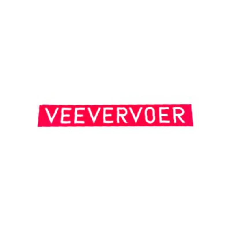 Bordje veevervoer Bordje veevervoer