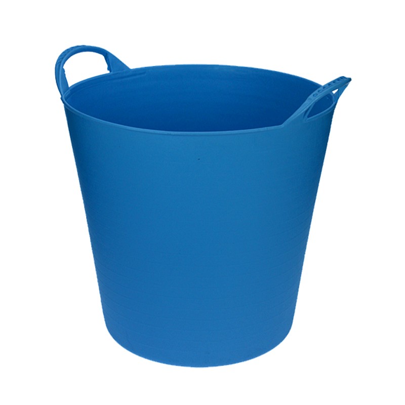 Flexibele Tuinmand 40 liter licht blauw