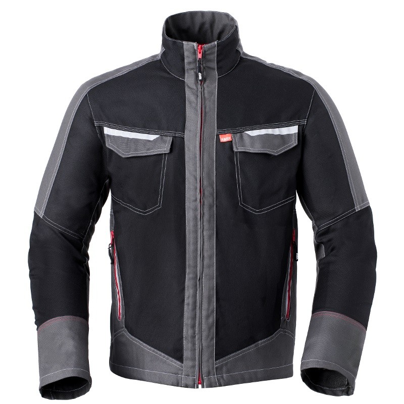 Attitude Werkjas 50172 zwart-charcoal grijs Attitude Werkjas 50172 zwart-charcoal grijs