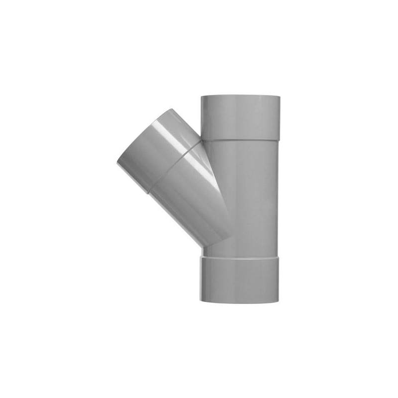 Martens PVC T-stuk 40mm 3xlm 45 graden Martens PVC T-stuk 40mm 3xlm 45 graden