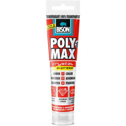 Bison Poly Max Crystal transparant 115 gram