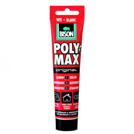 Bison Poly Max Original 165 gram wit