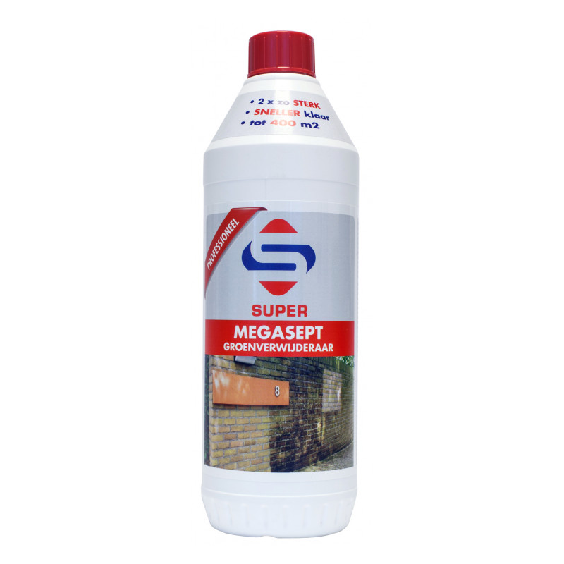 Super Megasept groenverwijderaar 1 liter Super Megasept groenverwijderaar 1 liter