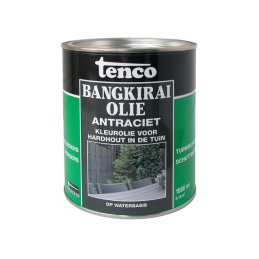 Bangkirai olie antraciet 1 liter