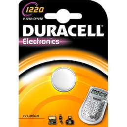 Duracell Lithium Knoopcel batterij CR 1220 3V