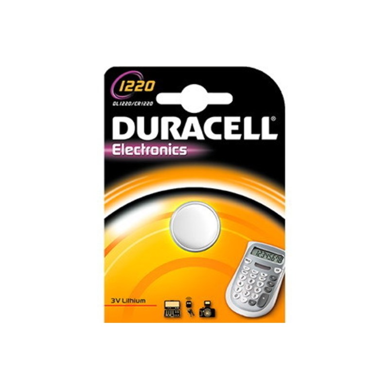 Duracell Lithium Knoopcel batterij CR 1220 3V