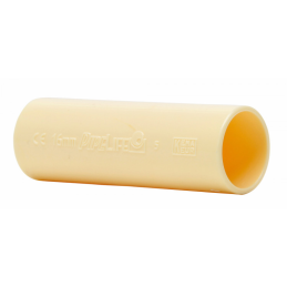 Pvc sok 5/8" 16 mm crème 5 stuks