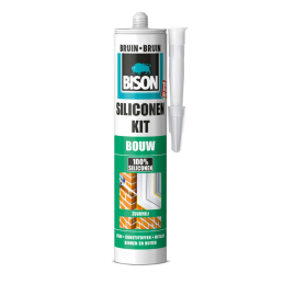 Bison Bouw siliconenkit bruin 310 ml