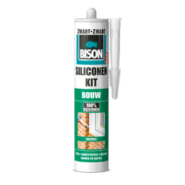 Bison Bouw siliconenkit zwart 310 ml