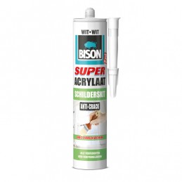 Acrylaatkit super anti-crack wit 300 ml