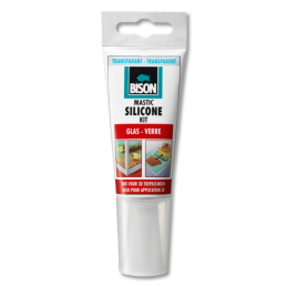 Bison siliconenkit glas transparant 60 ml