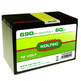 Batterij 12 Volt - 690 Wh 60 Ah Alkaline