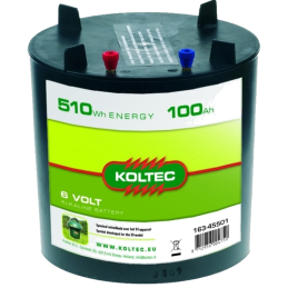 Batterij 6 Volt 510Wh rond 100Ah