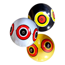 Scare Eye ballon geel