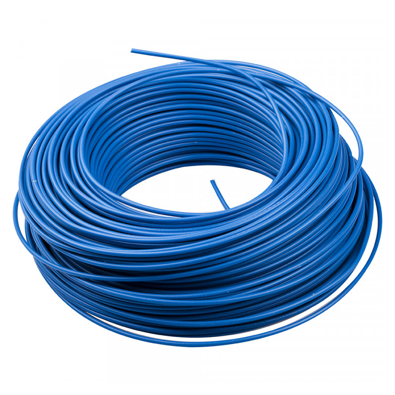 Blauw installatiedraad 100 m x 2.5 mm Elektrofix Kleur Blauw Lengte meter Draad & Kabel