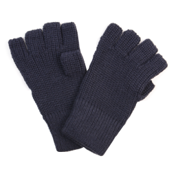 Handschoen mof 100% acryl blauw