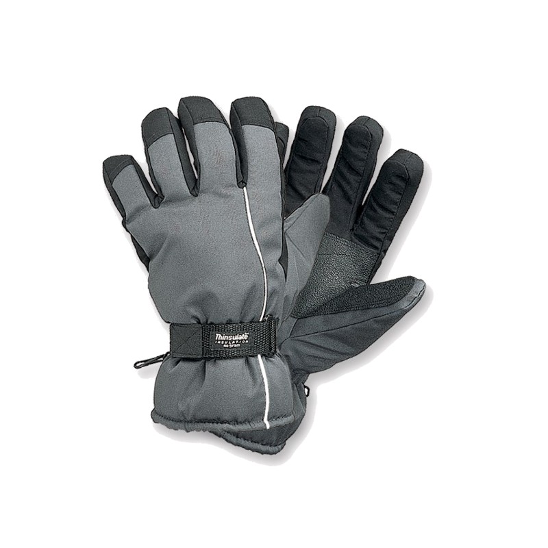 Skihandschoen grijs / zwart Skihandschoen grijs / zwart