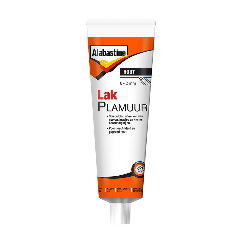 Alabastine lakplamuur wit 125 ml Alabastine lakplamuur wit 125 ml