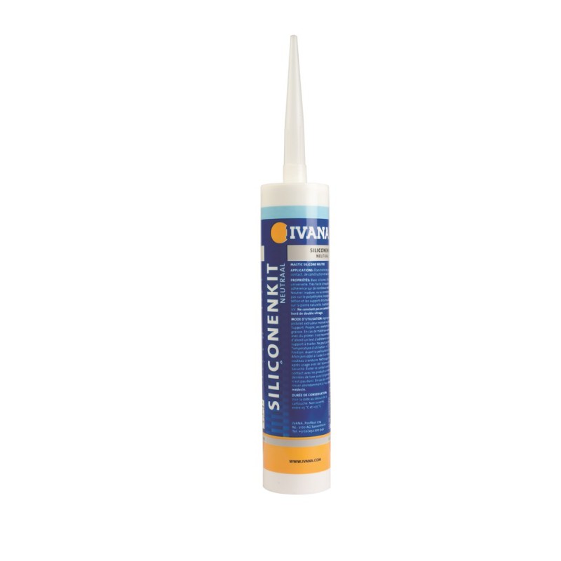Ivana siliconenkit neutraal grijs 310 ml Ivana siliconenkit neutraal grijs 310 ml