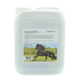 Agrivet lijnzaadolie paard 5 liter