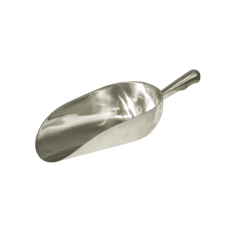 Aluminium voerschep rond 150ml