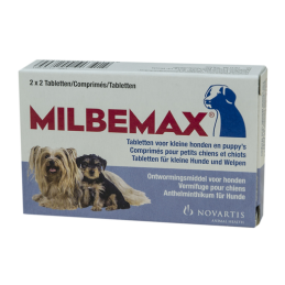 Milbemax ontwormingsgtablet puppy / kleine hond 4 st