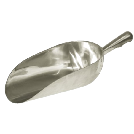 Aluminium voerschep rond 1.6kg