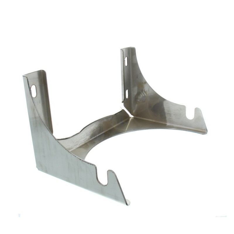 Ophangbeugel RVS voor uierpapier emmer Ophangbeugel RVS voor uierpapier emmer