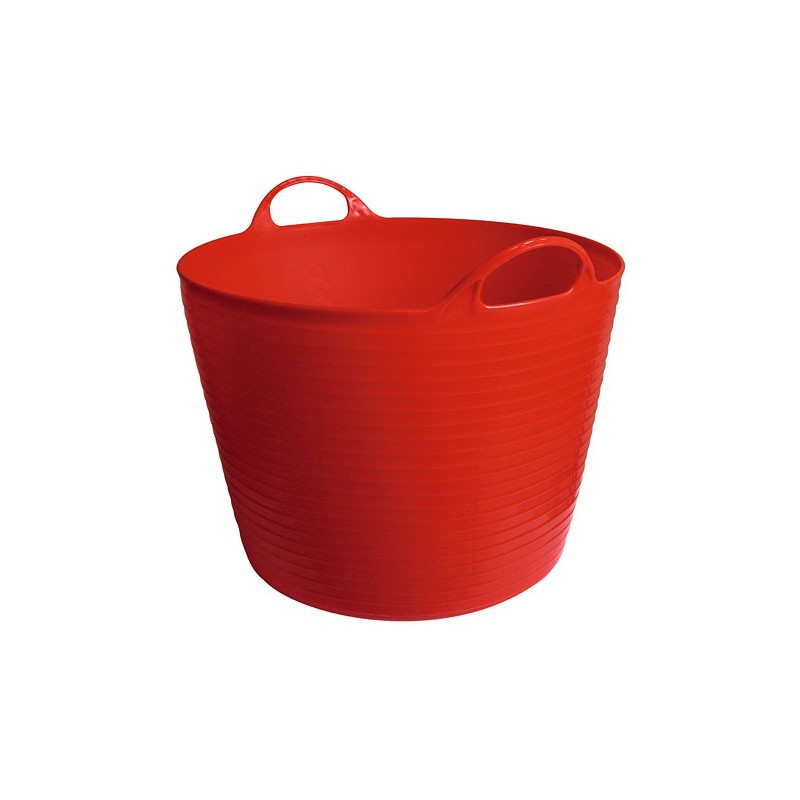 Flexibele mand rood 28 liter