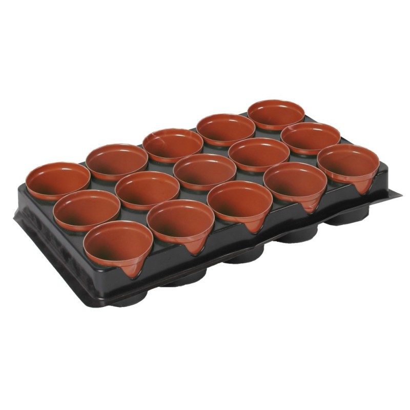 Kweekpotjes 15 stuks rond Kweekpotjes 15 stuks rond