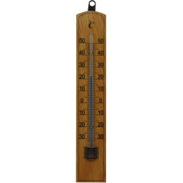 Houten thermometer 20 cm
