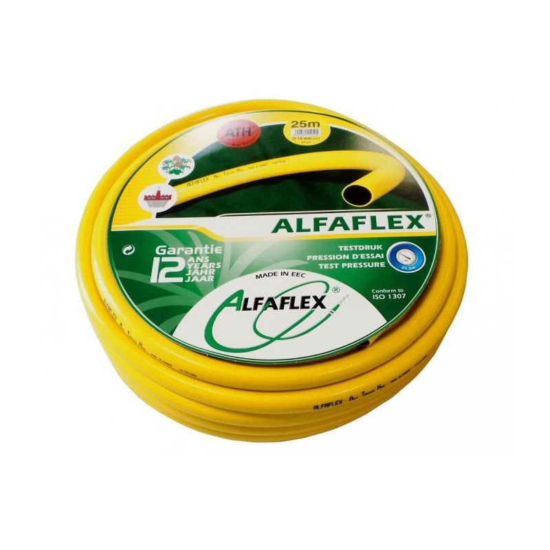 Alfaflex tuinslang geel 1/2" (12,5mm ) 25 m