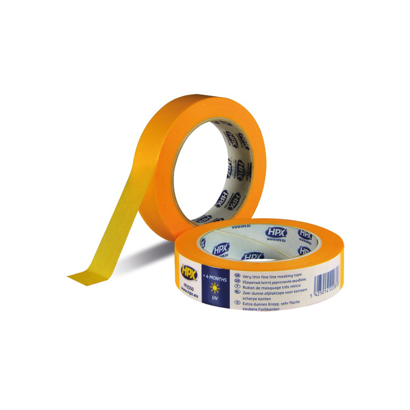 Afplakband Masking Tape 4400 oranje 19 mm x 50 m