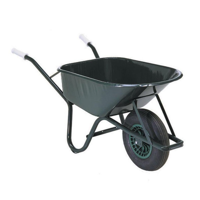 Kruiwagen groen gelakt 80 liter Kruiwagen groen gelakt 80 liter