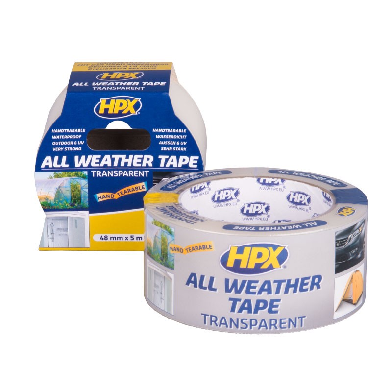 All Weather Tape transparant 48 mm x 5 m All Weather Tape transparant 48 mm x 5 m