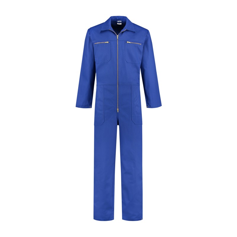 Kinderoverall polyester / katoen korenblauw Kinderoverall polyester / katoen korenblauw