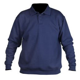 Sweater met polokraag marine