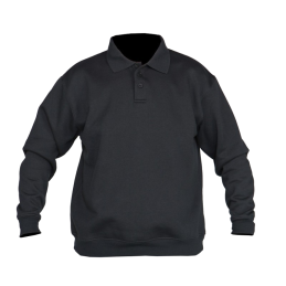 Polo sweater zwart