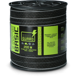 Goedkoop schriklint Eco 40 mm Zwart 200 meter