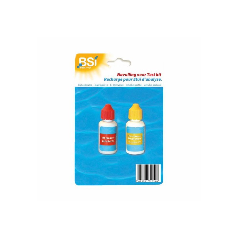 Navulling pH + Cl test kit Navulling pH + Cl test kit